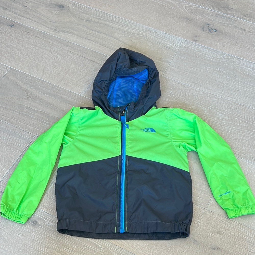 The North Face Green and Black Hooded Jacket